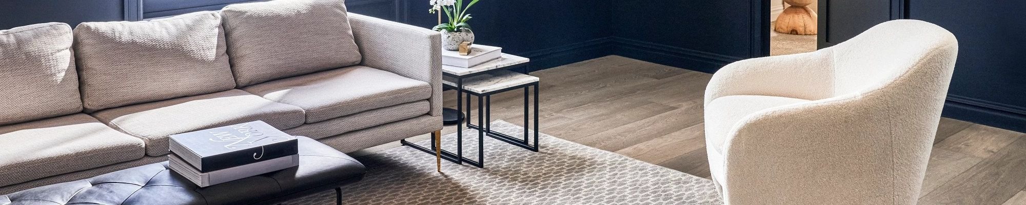 living room with couch and chairs - Carpet Plus Inc
